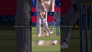 Bumrah Vs Anderson 👀 cricket viralshorts shortsfeed [upl. by Soisatsana]