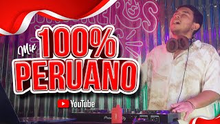 MIX 100 PERUANO CUMBIA SALSA REGGAETONHUAYNO SELVA Y MÁS [upl. by Pyotr]