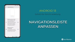 Navigationsleiste ändern Android 13 [upl. by Kip84]