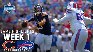 Chicago Bears vs Buffalo Bills  2024 Preseason Week 1 Game Highlights [upl. by Felizio]