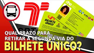 QUAL PRAZO PARA RETIRAR A SEGUNDA VIA DO BILHETE ÚNICO SPTRANS [upl. by Akemor386]