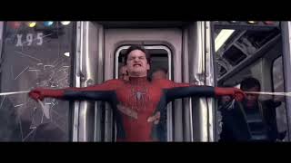 SpiderMan stops the train！ 〔movie〕 vs 〔game〕 [upl. by Aiderfla135]