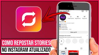 Como repostar stories no Instagram  Atualizado [upl. by Aihcsrop]