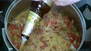 Salsa borracha con cervezaRecetasdeLuzMa [upl. by Atikim272]