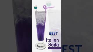 Italian Soda  Blueberry Italian Soda  Italian Soda ဘယ်လိုလုပ်မလဲ [upl. by Siurad]