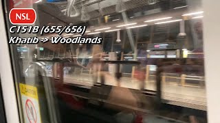 SMRT  KSF C151B 655656 Khatib » Woodlands [upl. by Clotilde]