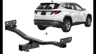 Curt Trailer Hitch Install 2024 Hyundai Tucson [upl. by Nnylarej]