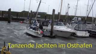 Orkan Christian in Norddeich [upl. by Mloc]