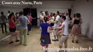 Cours de SALSA CUBAINE intermédiaire  30 juin 2015 [upl. by Kaila]