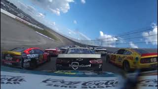 Denny Hamlin Final Laps  2023 Nascar Cup Series Playoffs at Talladega [upl. by Anilah]