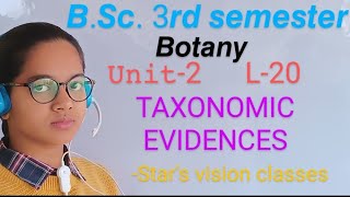 Taxonomic evidencepalynologycytologybsc 3rd sem botanytype of classification amp evidences [upl. by Noirrad427]