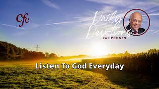 February 23  Daily Devotion  Listen To God Everyday  Zac Poonen [upl. by Yrolg]