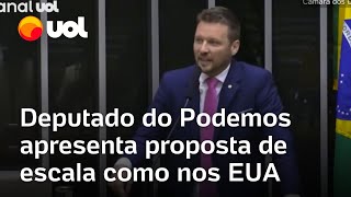 Deputado do Podemos apresenta proposta de escala como nos EUA ‘Ganhar por hora trabalhada’ [upl. by Miof Mela]