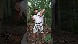 DIY bow quiver on back archery bow quiver bowonback 3darchery archerylife lowbudget [upl. by Okun230]