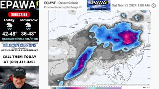 Thursday November 21st 2024 video forecast [upl. by Onaireves]