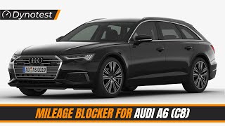 Audi A6 C8 ALLROAD  MILEAGE BLOCKER from Dynotest  Installation and use [upl. by Ener]