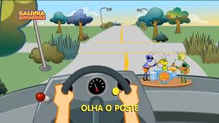 Motorista Motorista Olha o Poste  Galinha Pintadinha  música da galinha pintadinha [upl. by Lust807]