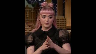 TBT when Maisie Williams Dropped a spoiler in GOT final [upl. by Yonit]