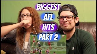 Biggest AFL Hits Part 2 REACTION [upl. by Ettenav422]