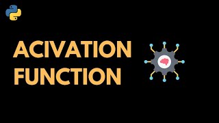 What is activation function in neural networks types of activation functions code in Python [upl. by Euridice]