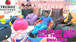 Cheap best Bean Bag Starting from 575 to 5775 Trendz Beanbags  with discount amp free deliveryCBE [upl. by Averir]