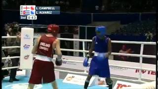 Bantam 56kg Finals  Campbell Luke ENG VS Alvarez Lazaro CUB  2011 AIBA World Champs [upl. by Namrak]