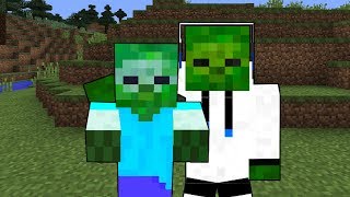 LOS ZOMBIES AMIGOS Minecraft 1122 MOD LOBOTOMY [upl. by Trenton]