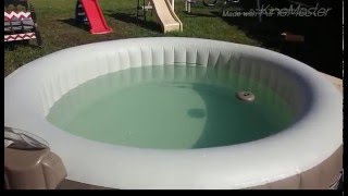 Review of the Intex inflatable hot tub [upl. by Amieva]