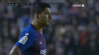 Rayo Vallecano vs Barcelona Jornada 11  03112018 [upl. by Nuhsar]