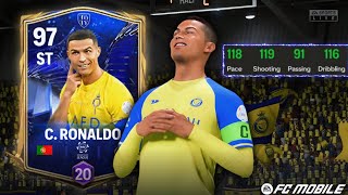 TOTY CR7 IS GOATED H2H GAMEPLAY AND REVIEW IN FC MOBILE [upl. by Steinway686]