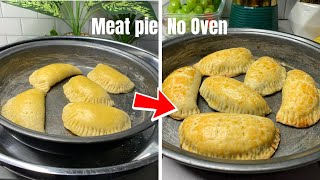 How to bake meat pie WITHOUT OVEN [upl. by Kendy]