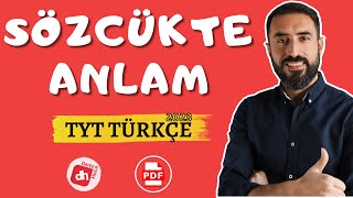 SÖZCÜKTE ANLAM Full 📌 TYT Türkçe 2023 Deniz Hoca PDF 📘📕 [upl. by Norrv]