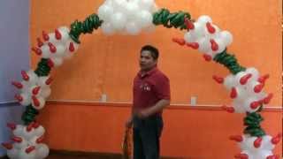 arco con globos mexicano globosilusion [upl. by Aibos]