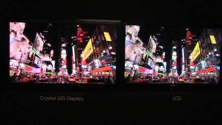 Sonys Crystal LED Display on video [upl. by Namlas832]