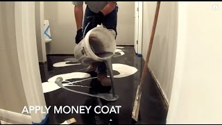 AMAZING Transformation Watch What Happens When We Apply A Metallic Epoxy Floor [upl. by Ansell]