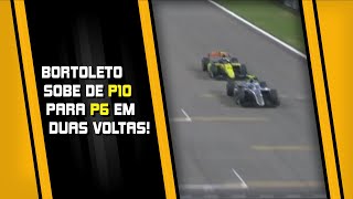 CORRIDAÇA DE GABRIEL BORTOLETO PARA CHEGAR EM P6 ENZO FITTIPALDI FAZ MELHOR VOLTA MAS É P17 [upl. by Meehar485]