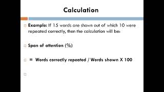 SPAN OF ATTENTION TACHISTOSCOPE PSYCHOLOGY RECORDBEdDrMMarieswari [upl. by Aihsinat]