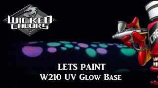 Lets Paint W210 UV Glow Base [upl. by Eizzik236]