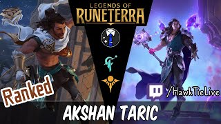 Akshan Taric Best Deck of the Day  Legends of Runeterra LoR [upl. by Necaj462]