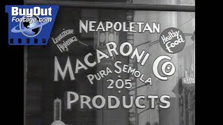 1939 New York Italian Street Markets  Shops and Vendors [upl. by Hterrag]