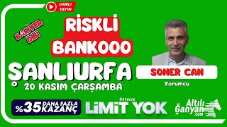 ŞANLIURFA  Canlı Yayın  Bariyer Dibi  20 Kasım 2024 Çarşamba atyarisi [upl. by Kaehpos]