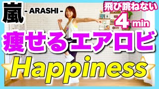 【 嵐  Happiness 】﻿痩せるエアロビクスダンスでダイエットルーティン [upl. by Ashman]