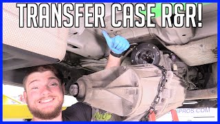 How to Remove and Replace a Transfer Case  ANY 4x4 [upl. by Natala]