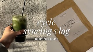 CYCLE SYNCING VLOGG  mens  mina bästa tips träning mat och mys [upl. by Edge]