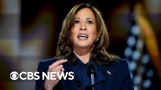 Kamala Harris DNC speech highlights prosecutor career Trump dangers [upl. by Toshiko]