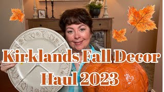 Kirklands Fall Decor 2023  Fall Decor Haul 2023 [upl. by Nyrmac]