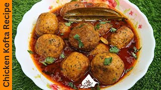 Chicken Kofta Recipe  Chicken Meatballs Curry Recipe [upl. by Bow661]