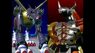 DIGIMON  Agumon and Gabumon Warp Digivolution 1080p [upl. by Lyrred986]