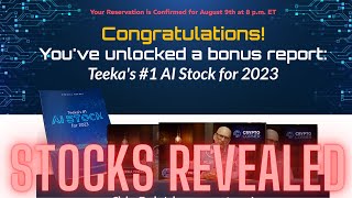 Teeka Tiwaris 1 AI Stock Of 2023 Revealed [upl. by Emarie]