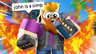 i had to RAP for PURPLE TEAM cringe Arsenal Roblox [upl. by Boland]